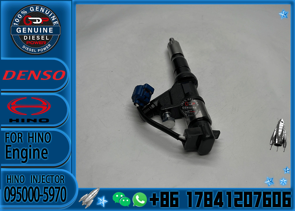 Common rail fuel injector 23670-E0360 095000-5970 095000-5971 095000-5972 for HINO 700 Series E13c