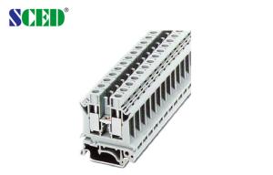 Quality 45 Degree Wire Inlet Din Rail Terminal Blocks for Power Supply wholesale