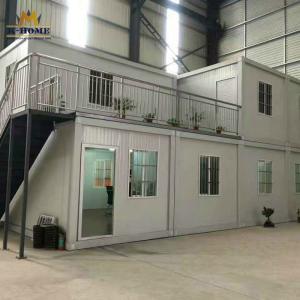 Quality Modern Design Flat Pack Container House With Roof Platform Family Living Use wholesale