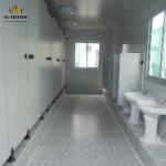 Prefabricated Temporary Toilet Cabin With Bathroom Public Use Eco Friendly