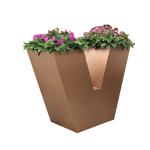 Large metal unique flower planters special shape