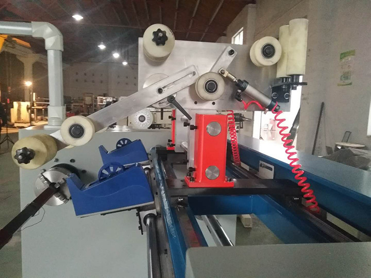 Two Head Oil Type Transformer Winding Machine For Two Same 500mm Height Coil