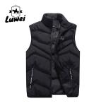 Winter Classic Plus Size Top Clothes Zipper Thick Utility Sleeveless Warm Cotton