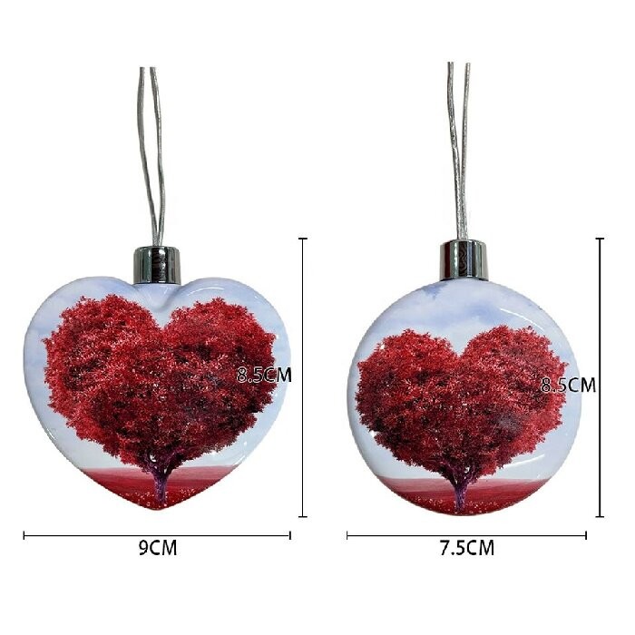 DIY Sublimation Christmas Pendant Customized Heat Transfer Christmas Decorations