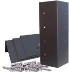 Heavy Duty Powder Coated Carbon Steel Garden Bed Corner Brackets Surealong Green