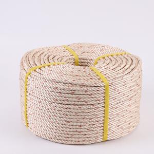 Quality 3mm-12mm Yellow PP 3 Strands Twisted Rope Applied in Sea Uses wholesale