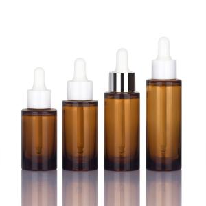 Quality Oil Cosmetic Dropper Bottle 1oz Capacity Hot Stamping Surface wholesale