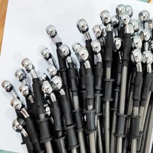 Quality DOT Certified Motorcycle Brake Hose Fittings SAE J1401 10mm Banjo Diameter wholesale