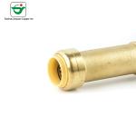 1/2 Inch CW617N CW614N Material Brass Slip Coupling Push Fit Fitting