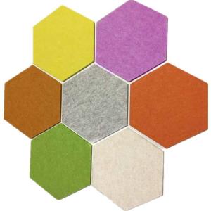 Quality Sound Proofing Pet hexagon sound panels For Home Theater wholesale