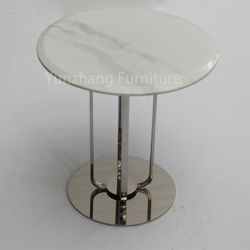 Simple Design Side Table Sofa Table SS201 Marble Living Room Furniture