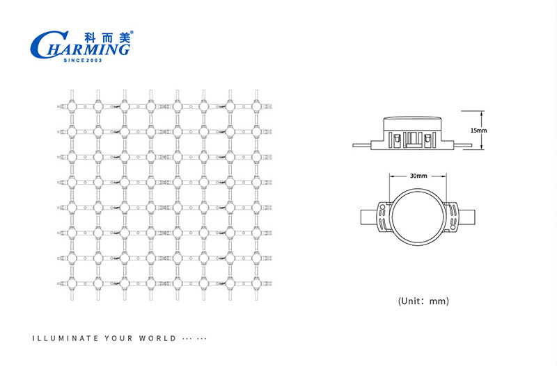 SMD3535 P85 Stage LED Mesh Screen Curtain Transparent Practical