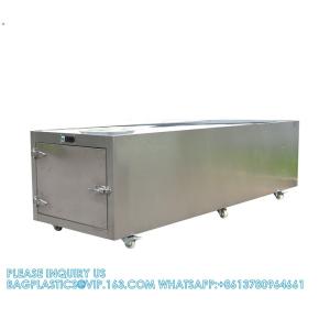 Quality One Room Dead Body Morgue Drawers Fridge Freezer Refrigerator With Trolley Mortuary Single Body Refrigerators Morgue wholesale