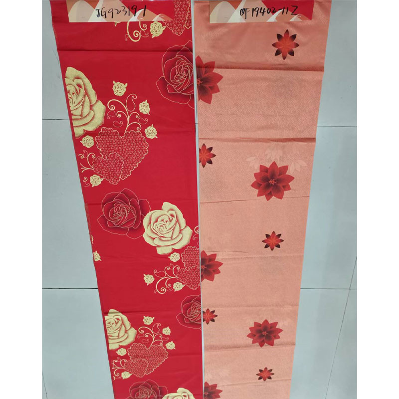 Pigment Printed Polyester Mattress Fabric Warp Knitted Home Textile