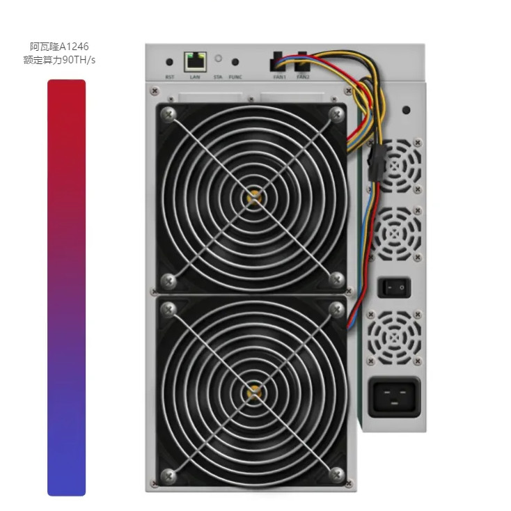 Bitcoin Avalon Asic Miner A1045 35th/S 2250w 75db 7.6kg Ethernet