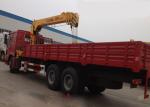 SINOTRUK Truck Mounted Cranes Equipment 12 Tons XCMG for Lifting 6X4 290HP