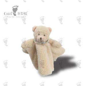 Quality PP Cotton Bear Security Blanket Scarf With Animals 27 X 27cm wholesale