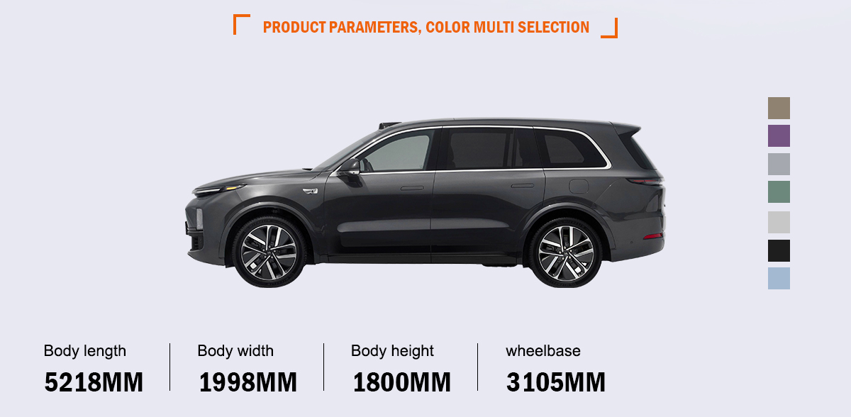 Euro VI Gasoline Hybrid Car Lixiang Li Auto L6 L7 L9 Pro Max Ultra SUV Extended-Range Electric Vehicle Cars 2024