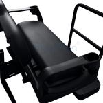 Plastic Deluxe Golf Cart Rear Seat Kits For Ezgo RXV-Black / Tan