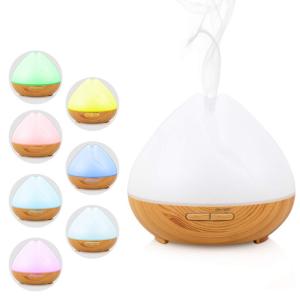 Quality Wood Grain Base 400ml Smart WiFi Aroma Essential Oil Diffuser wholesale
