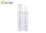 Empty Pet Lotion Bottle White Clear Cosmetic Packaging With Custom Color