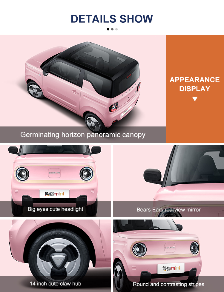 Budget-Friendly Geely Panda Mini EV 1940mm Wheelbase and Maximum Torque 85N.m for Affordable Electric SUV