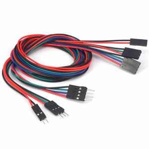 Quality 2pin 3pin 70cm Male And Female Dupont Jumper Cable Red Green blue wholesale