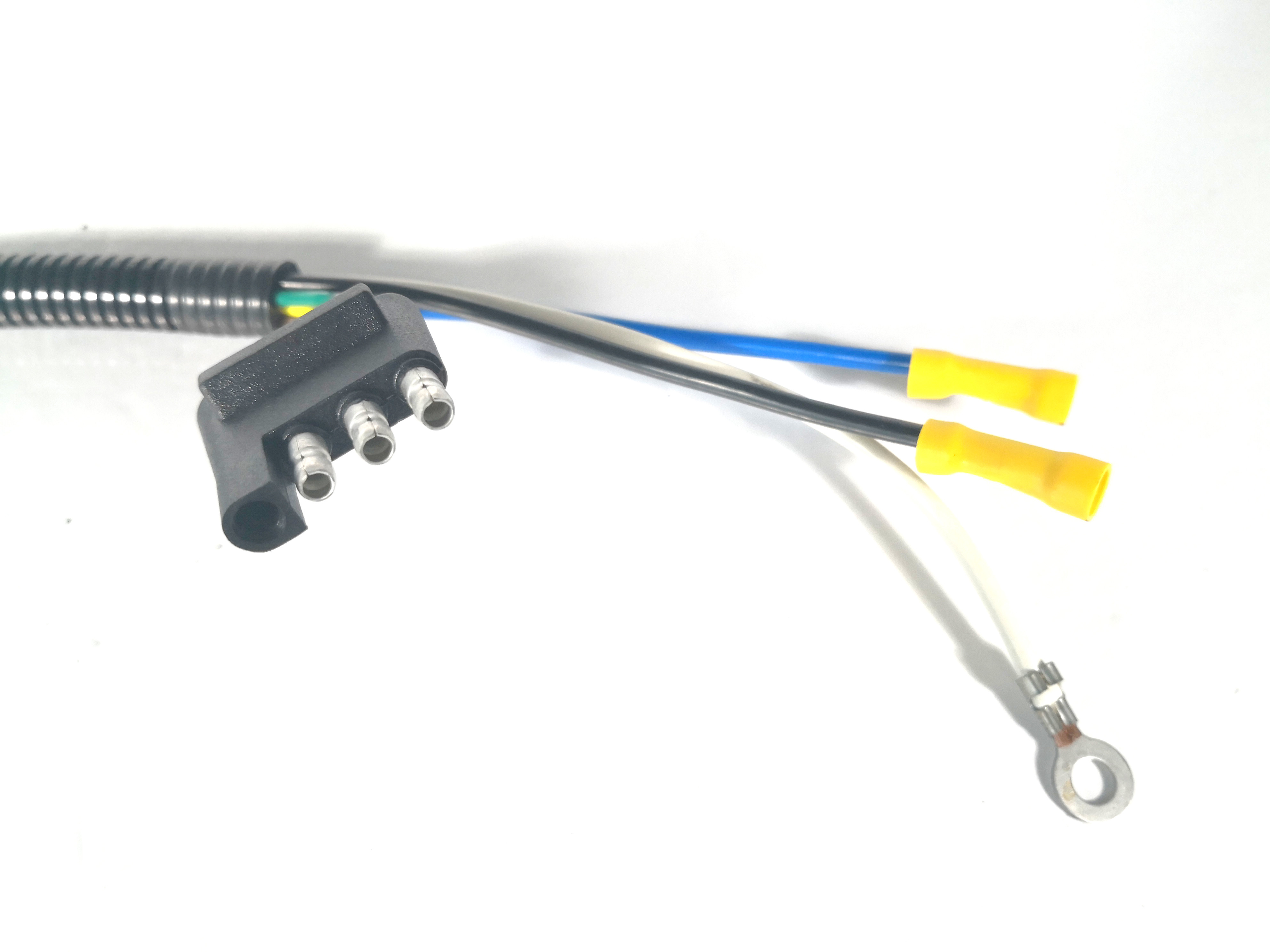 Round To Flat Trailer Light Connector Wiring IATF16949 Certification