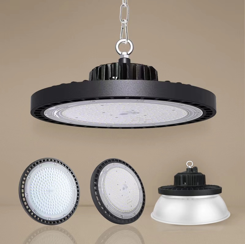 Gymnasium Ufo Led High Bay Light 150w , 18000 Lumen Led High Bay Meanwell Driver
