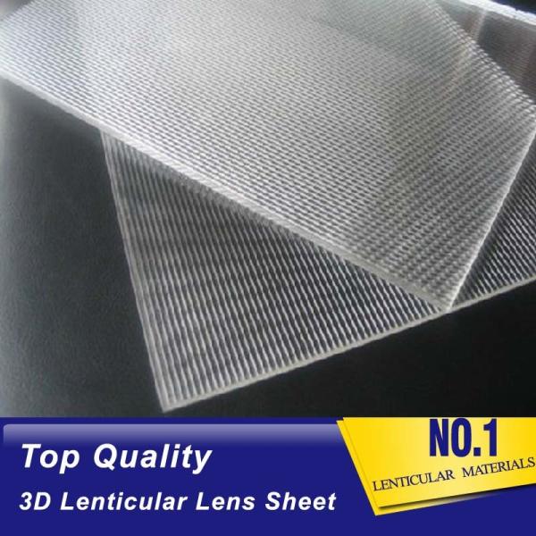 clear 3D lenticular lens sheet PS acrylic board made 20lpi Lenticular flip