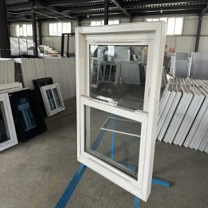 Quality Double Hung Modern UPVC Windows With Grill Vinyl Waterproof Internal Glazing Windows wholesale