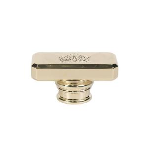 Quality OEM T-Shaped Gold Zinc Alloy Perfume Cap Packaging Custom Logo wholesale