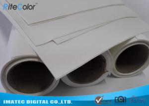 Quality Glossy Polyester Artist Canvas Roll , Inkjet Printable Canvas Paper 30Meters wholesale