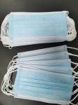 Manufacturer CE FDA in stock earloop anti dust virus Non-woven 3-ply disposable