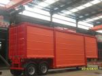 3 Axles Curtain Side Semi Trailer With Jost Kingpin And 8/12/16 Tires