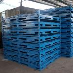 Waste Treatment Metal Stackable Storage Cage Steel Collapsible Wire Mesh