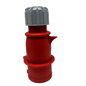 Quality LLANO 32A CEE 5 Pin Red Charging Plug IP44 For Type 2 EV Portable Charger wholesale