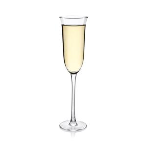Quality 160ML Hand Blown Transparent Crystal Champagne Flutes wholesale