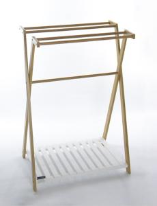 Quality Bamboo And MDF Free Standing Towel Rack wholesale
