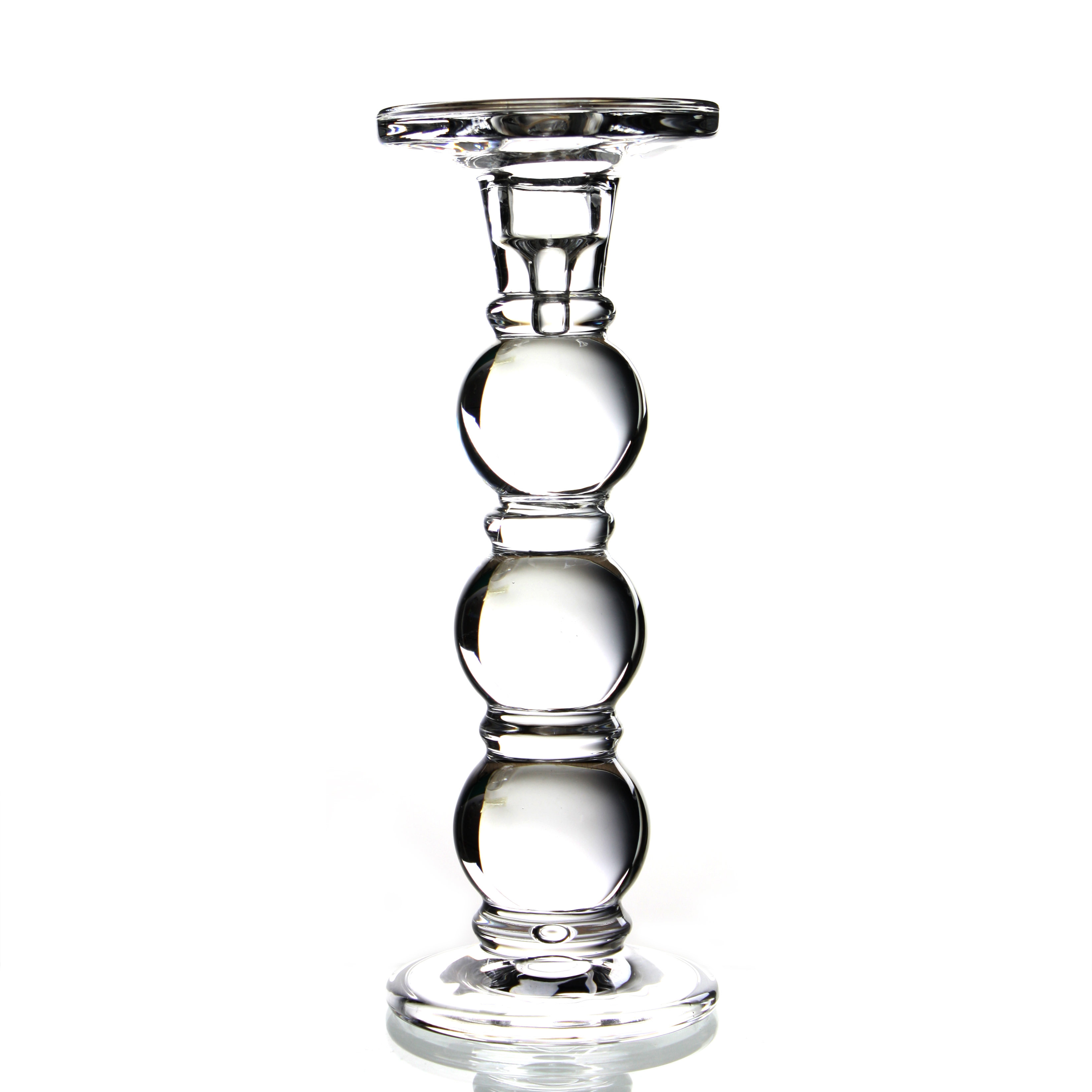 Classic Clear Glass candle holder for party wedding celebration