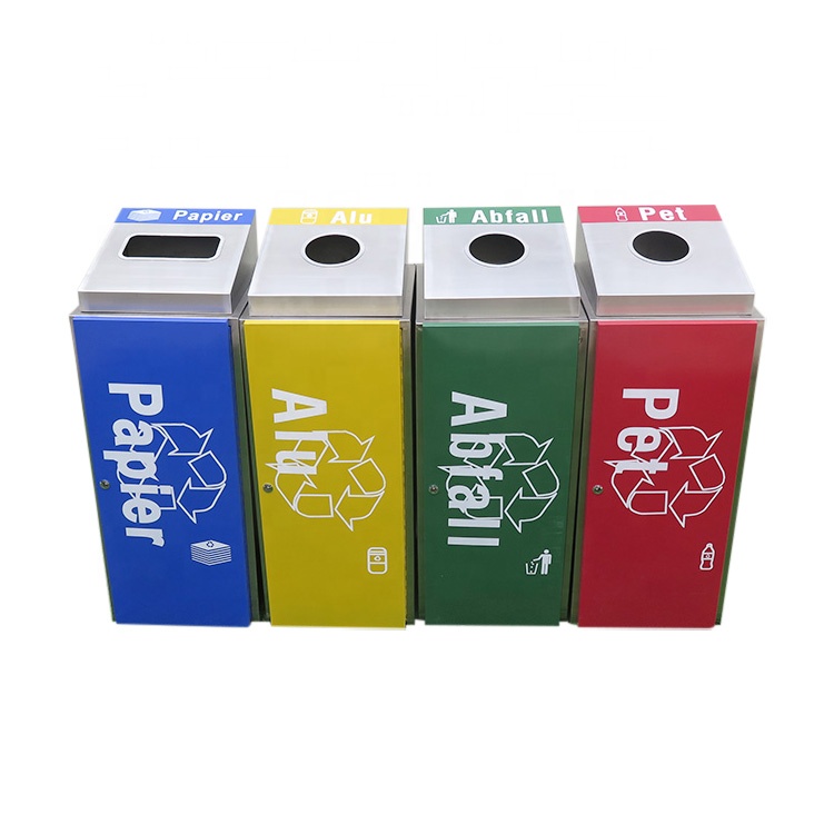 Decorative Free Combination 4mm Outside Garbage Containers