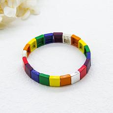 Quality Lovers Magnetic Men Onyx Bracelet Transparent Elastic Rope Bead Bracelet wholesale