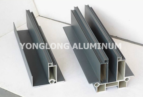 Machinable Anodized Aluminum Curtain Wall Extrusions , Oval Aluminium Tower Scaffold