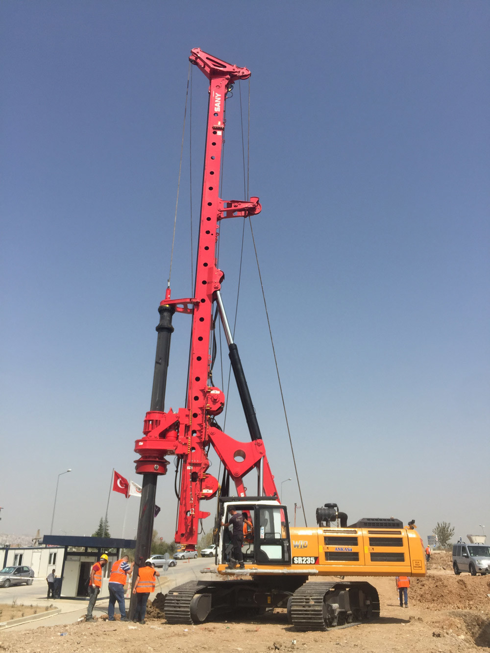 SR235 W10 Rotary Piling Rig Heavy Industry SR235 W10 Sany Rig Machine 257 KW