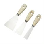 Wooden Handle Carbon Steel Stainless Steel Industrial Wood Mirror Surface