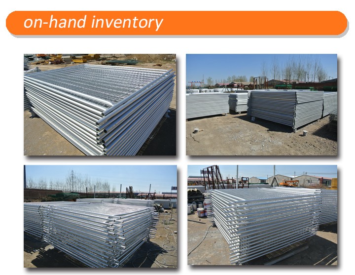 Portable Safety Fence Temporary Fence Panels For Construction Site Q235 Steel Materials