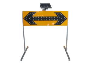Quality Vehicle Arrow Guidance Road Flashing Solar Signal Light wholesale