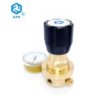 25bar Low Pressure Brass Hydrogen Gas Reducer with One Gauge