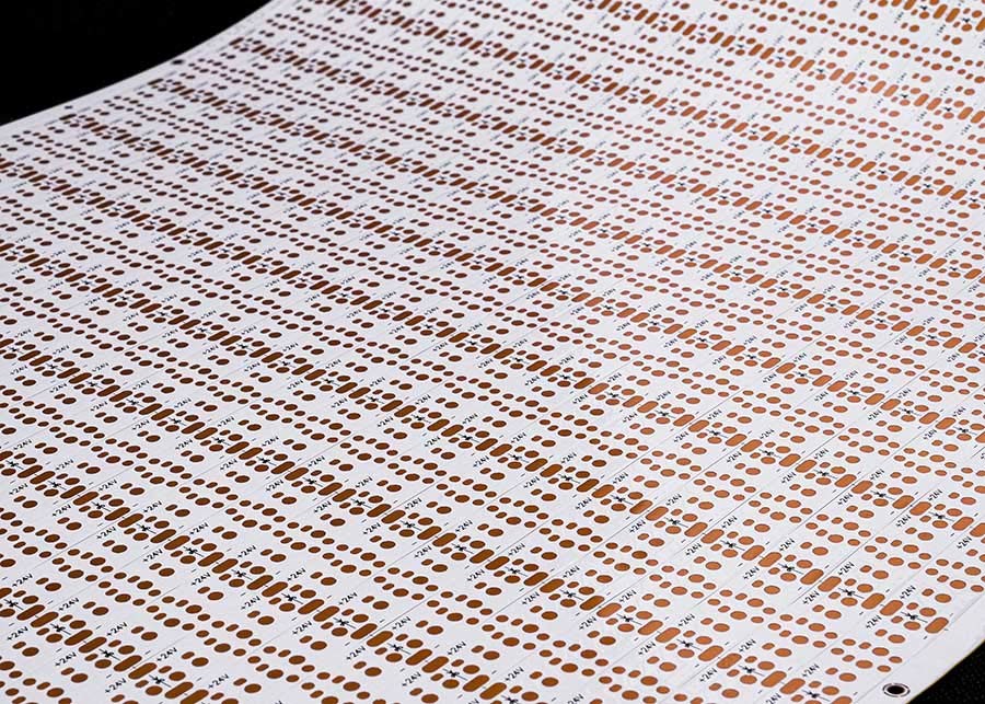 LED 2835 LED Strip Flexible Circuit Board With 120 Light Beats Double Layer 24V2835-120LEDS PCS-10*502.5-24V FPCB