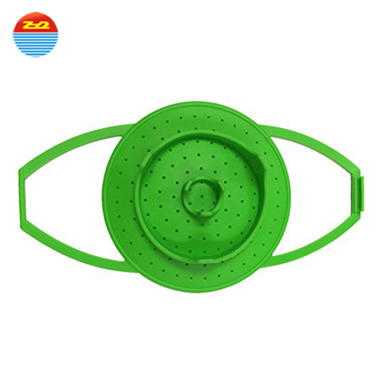 100% Food Grade Silicone Vegetable Steamer Cooking Steamer With Locking Handles Cooking Tool